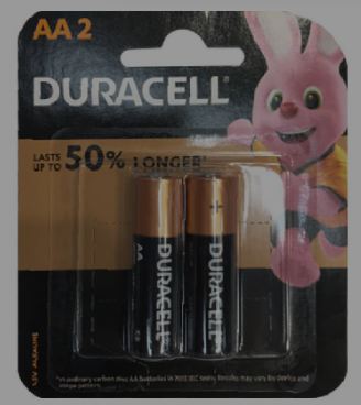 Duracell 1.5V AA4 Alkaline Batteries 4pcs
