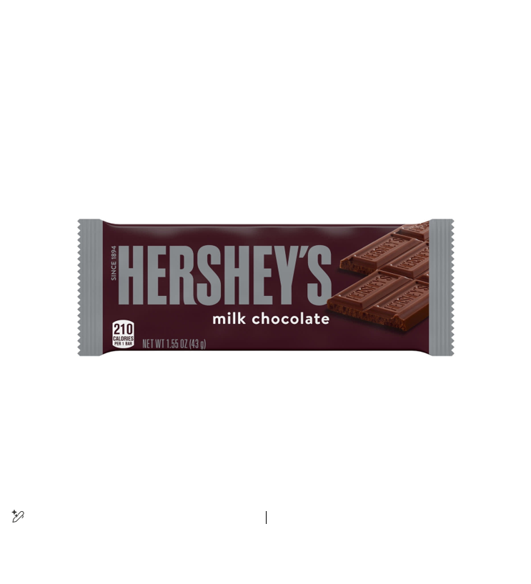 Hershey's Milk Chocolate Bar 40gm