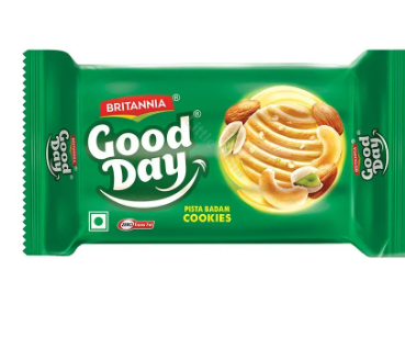 Britannia Good Day Cookies with Pistachios & Almonds 72gm
