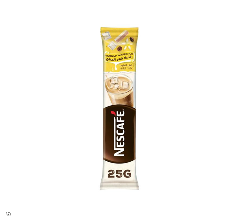 Nescafé Vanilla Wafer Ice Instant Coffee Mix Sachet - no added artificial flavors, no added artificial preservatives