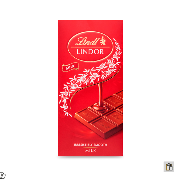 Lindt Lindor Milk Chocolate Slab