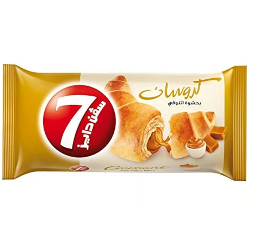 7 Days Croissant Filled with Toffee