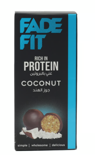 Fade Fit Coconut Protein Balls - GMO free, preservative free, artificial flavors free