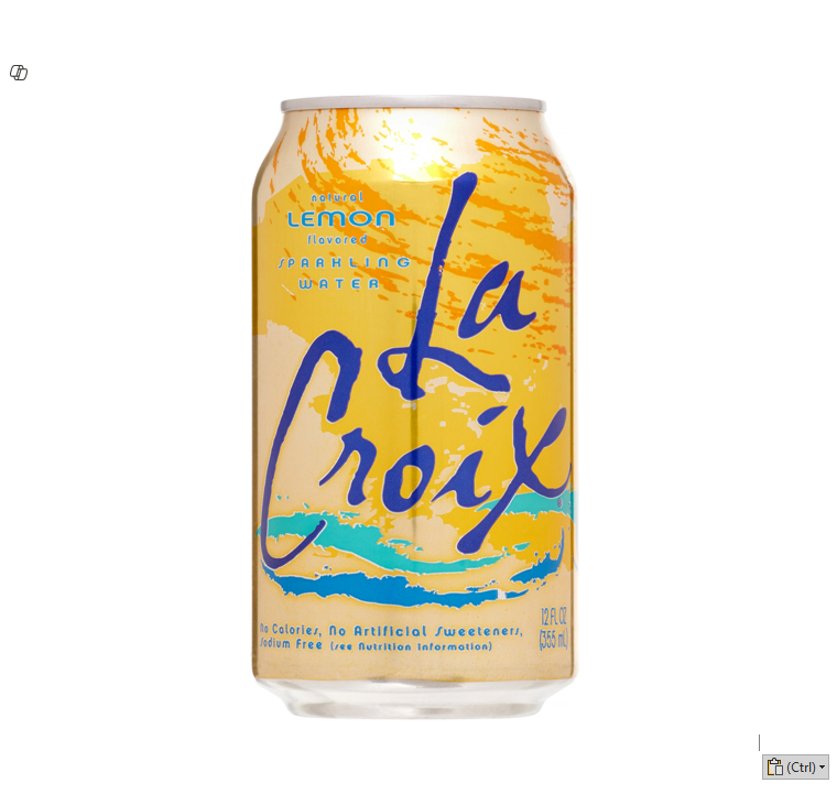 La Croix Sparkling Water Lemon Flavor 355ml - calorie free, sweeteners free, sodium free