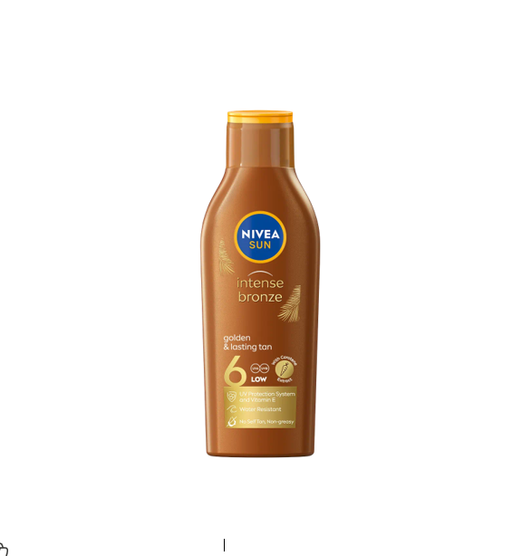 Nivea Sun Intense Bronze Water-Resistant Non-Greasy Tanning Lotion with Carotene Extract & Vitamin E