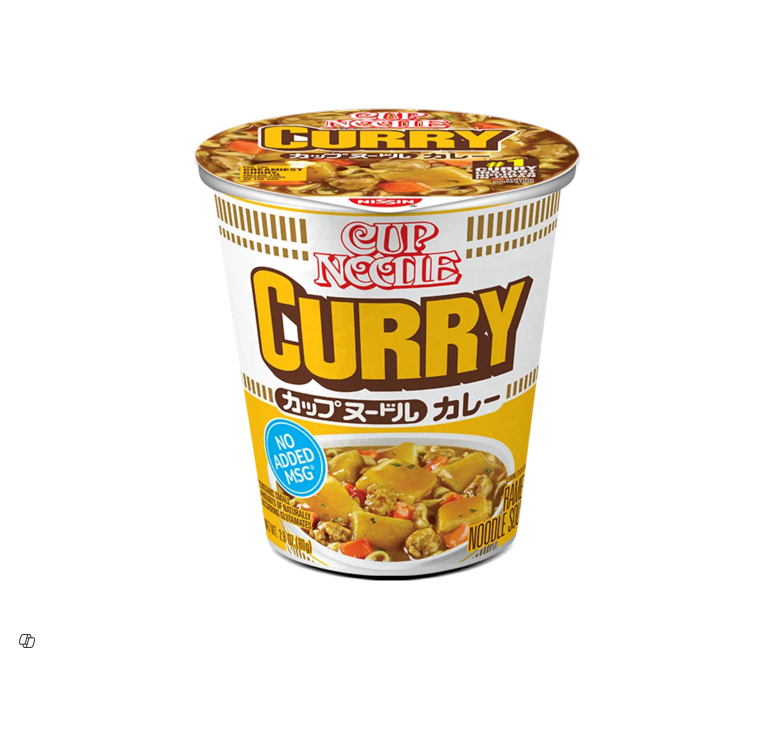 Tastee Instant Noodle Cup Creamy Curry Flavor - trans fat free