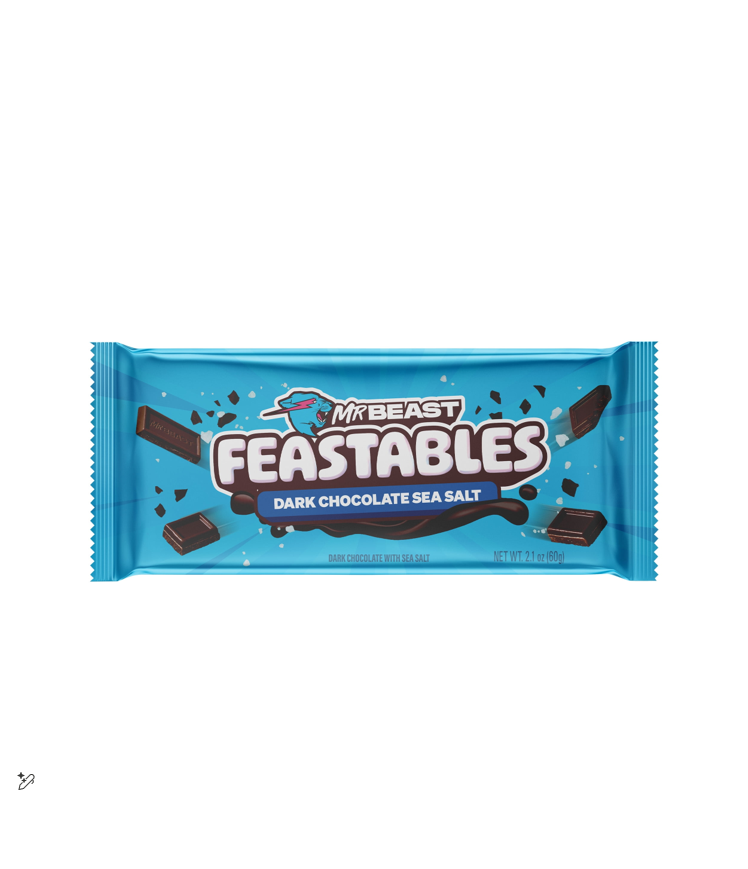 Feastables Mr Beast Chocolate Bar with Sea Salt
