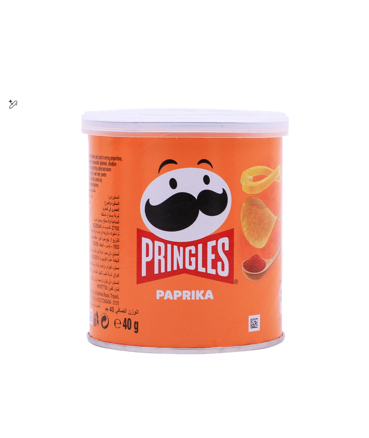 Pringles Paprika Potato Chips2S