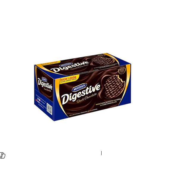 McVitie's Digestive Biscuits Coated with Dark Chocolate (2 Pieces)