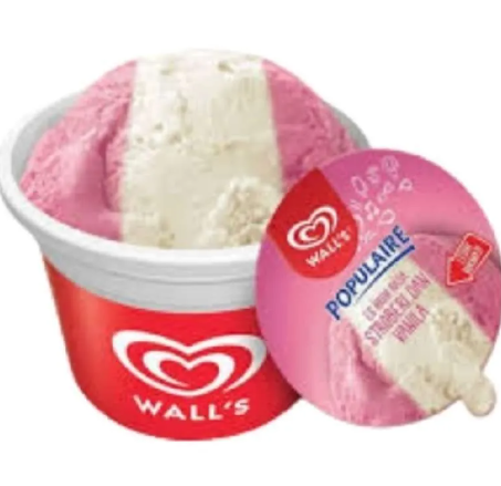 Wall's Strawberry Vanilla Ice Cream