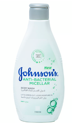 Johnson's Antibacterial Micellar Body Wash Mint Scent