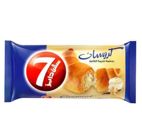 7 Days Croissant Filled with Vanilla Cream (10% Extra)