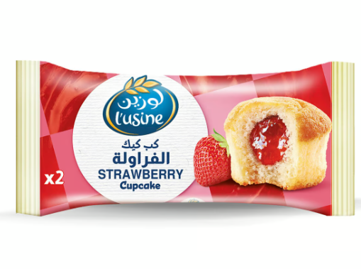 L'usine Cupcakes Filled with Strawberry Cream PACKET