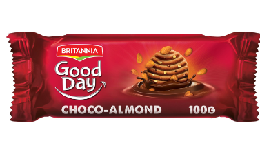 Britannia Good Day Choco Almond Cookies 120gm