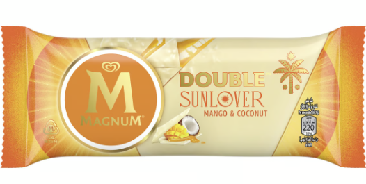 Magnum Double Sunlover Mango & Coconut Ice Cream Stick