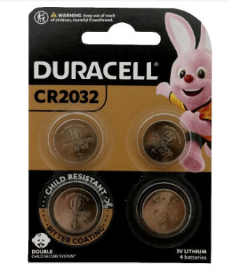 Duracell CR 2032 3V Lithium Batteries