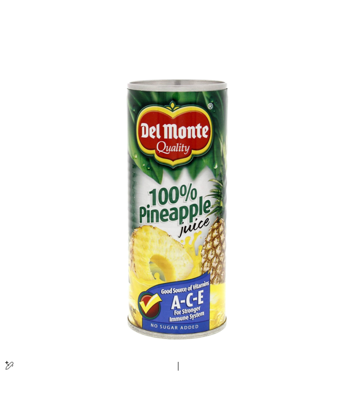 Del Monte Long Life Pineapple Juice 240ml