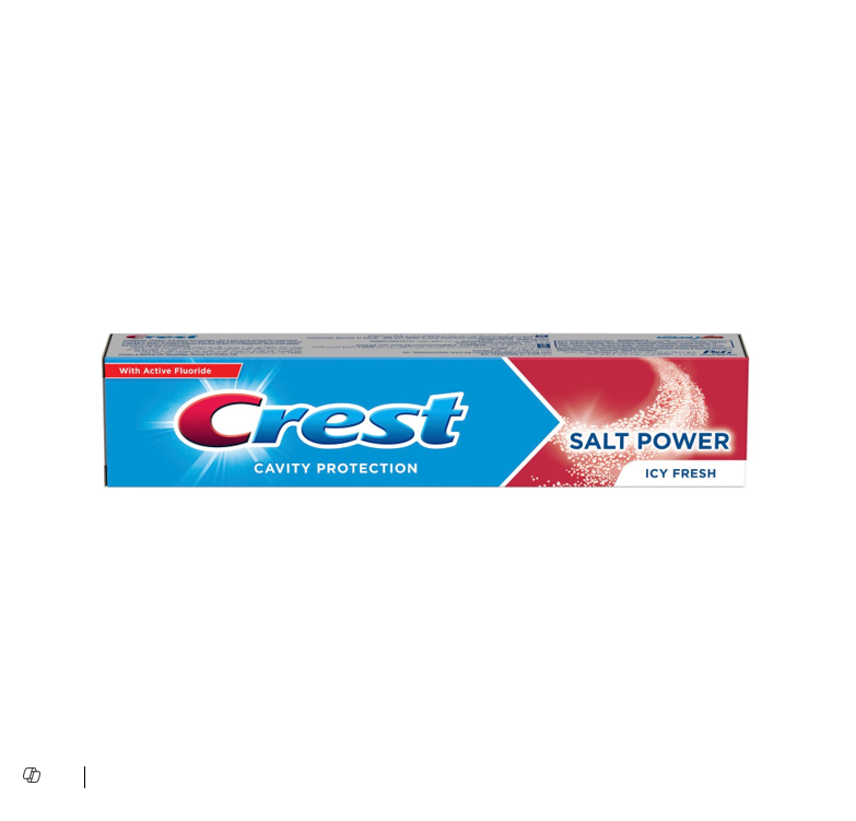 Crest Icy Fresh Salt Power Toothpaste