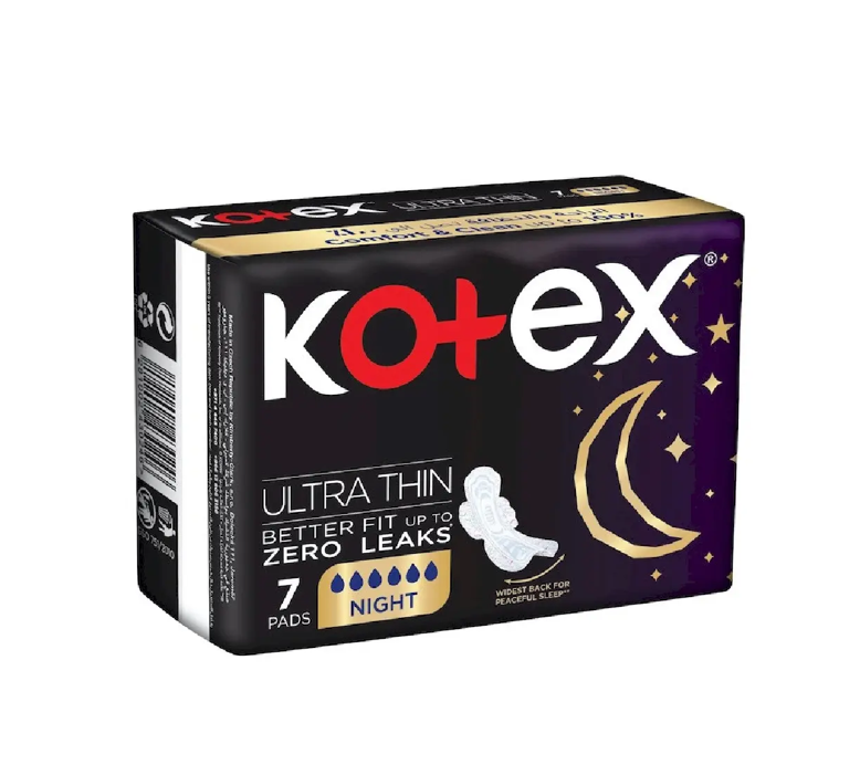 Kotex Ultra-Thin Night 7Pads with Wings