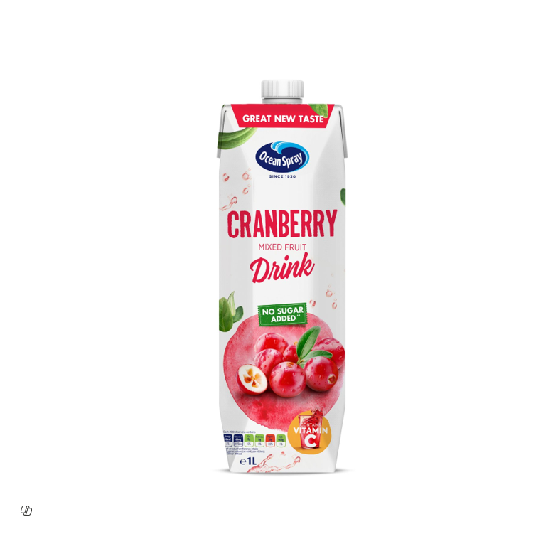 Ocean Spray Long Life Cranberry Juice with Vitamin C 1L