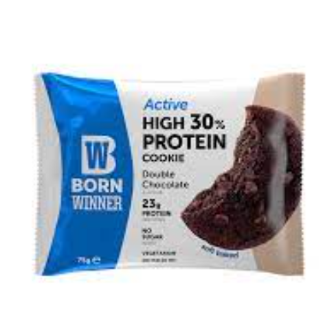 B WINNER PROTEIN COOKIE ACTIVE DOUBLE CHOCO 75GMS