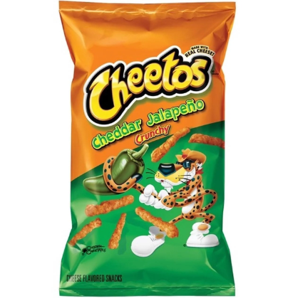 Cheetos Crunchy Cheddar & Jalapeno Corn Chips