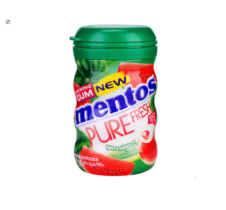 Mentos Pure Fresh Gum Watermelon Flavor - sugar free