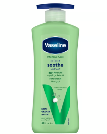Vaseline Intensive Care Aloe Soothing & Refreshing Non-Greasy Body Lotion for Dry Skin