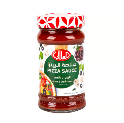 Al Alali Pizza Sauce with Olives & Mushrooms 320g