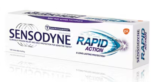 Sensodyne Rapid Action Toothpaste for Sensitive Teeth 75ML