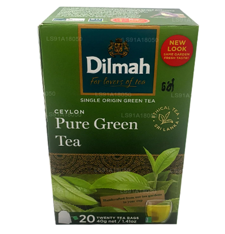 Dilmah Pure Green Tea 20 Bags