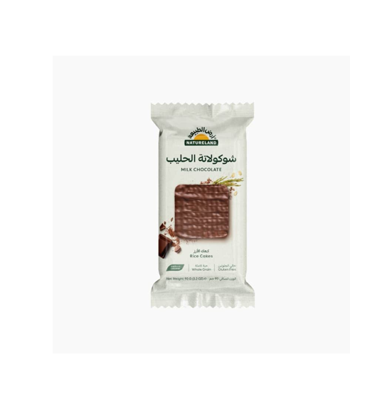 Natureland Organic Milk Chocolate Rice Cakes - gluten free
