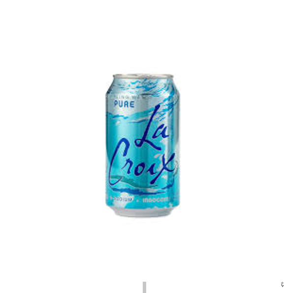 La Croix Pure Sparkling Water 355ml - calorie free, sweeteners free, sodium free