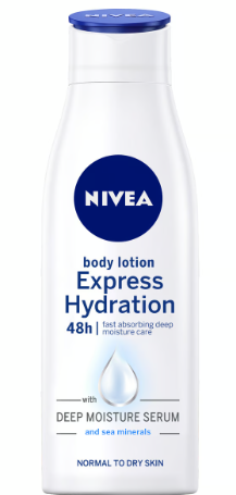 Nivea Express Hydration Body Lotion with Deep Moisture Serum & Sea Minerals 250ml