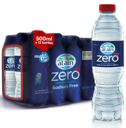 Al Ain Zero Water (12x500ml) - sodium free