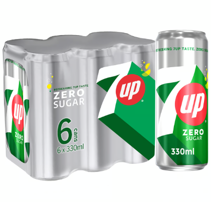 7up Zero Sugar 6*330ML