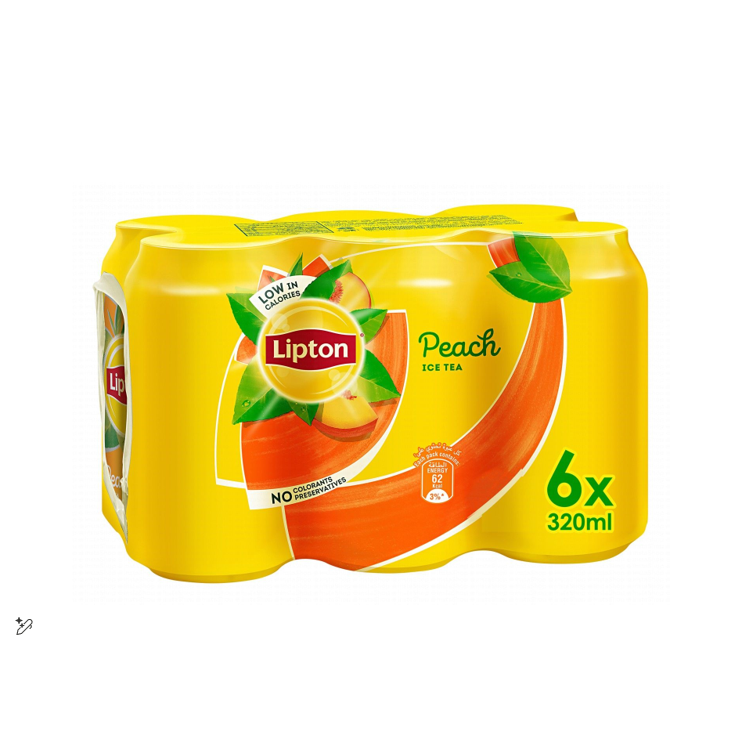 Lipton Peach Iced Tea - preservatives free, colorants freeL