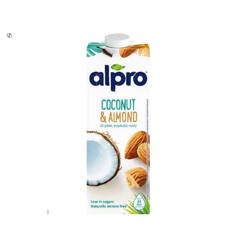 Alpro Coconut & Almond Drink - gluten free, preservatives free, vegan 1L