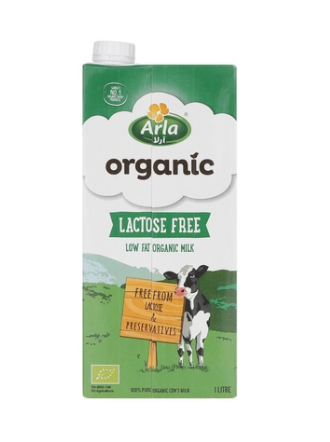 Arla Organic Long Life Low Fat Milk - lactose free, preservatives free