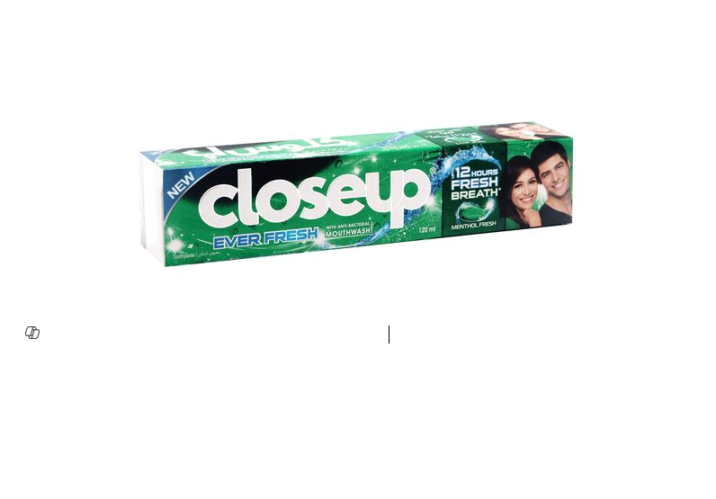 Closeup Antibacterial Toothpaste Menthol Fresh Flavor