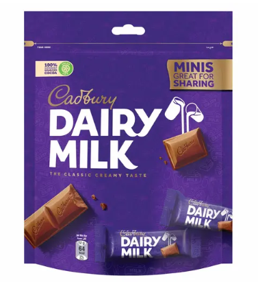 Cadbury Dairy Milk Chocolate Minis (16 Pieces)