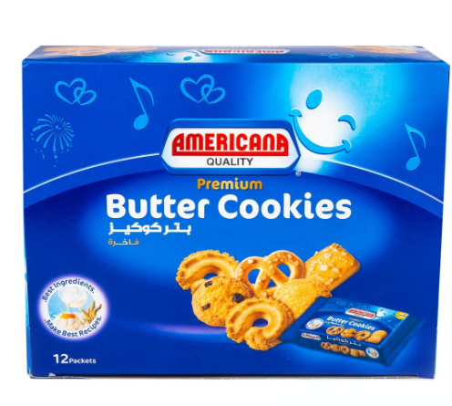 Americana Premium Butter Cookies 454GM PKT