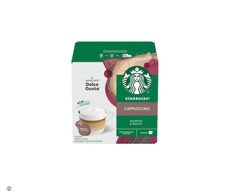 Starbucks Rich & Creamy Arabica Cappuccino Coffee Capsules (6 Servings) 12CAPS 120GM