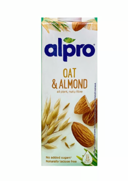 Alpro Oat & Almond Drink - high fibre, low sugar, low fat 1L