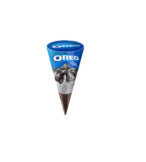 Oreo Vanilla Ice Cream Cone