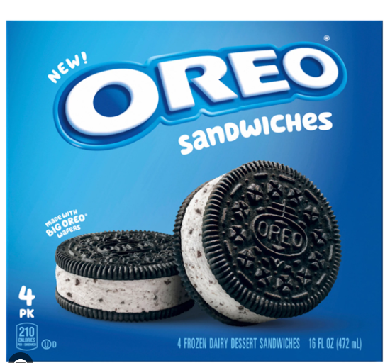 Oreo Ice Cream Sandwich