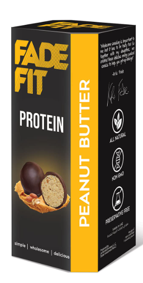 Fade Fit Peanut Butter Protein Balls - GMO free, preservative free, artificial flavors free