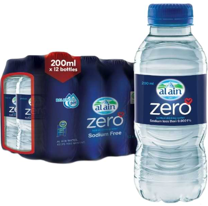 Al Ain Zero Mineral Water (12x200ml) - sodium free