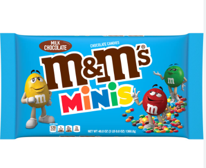M&M's Blue Minis Chocolate Candies