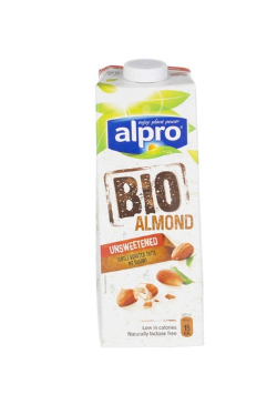 Alpro Bio Unsweetened Almond Drink - sugar free, lactose free, low calories